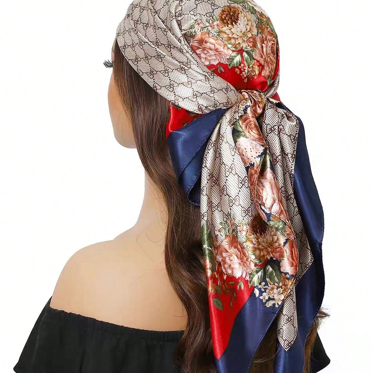 KAST PE - Pañoleta Bandana Pañuelo Jessica de 90x90cm