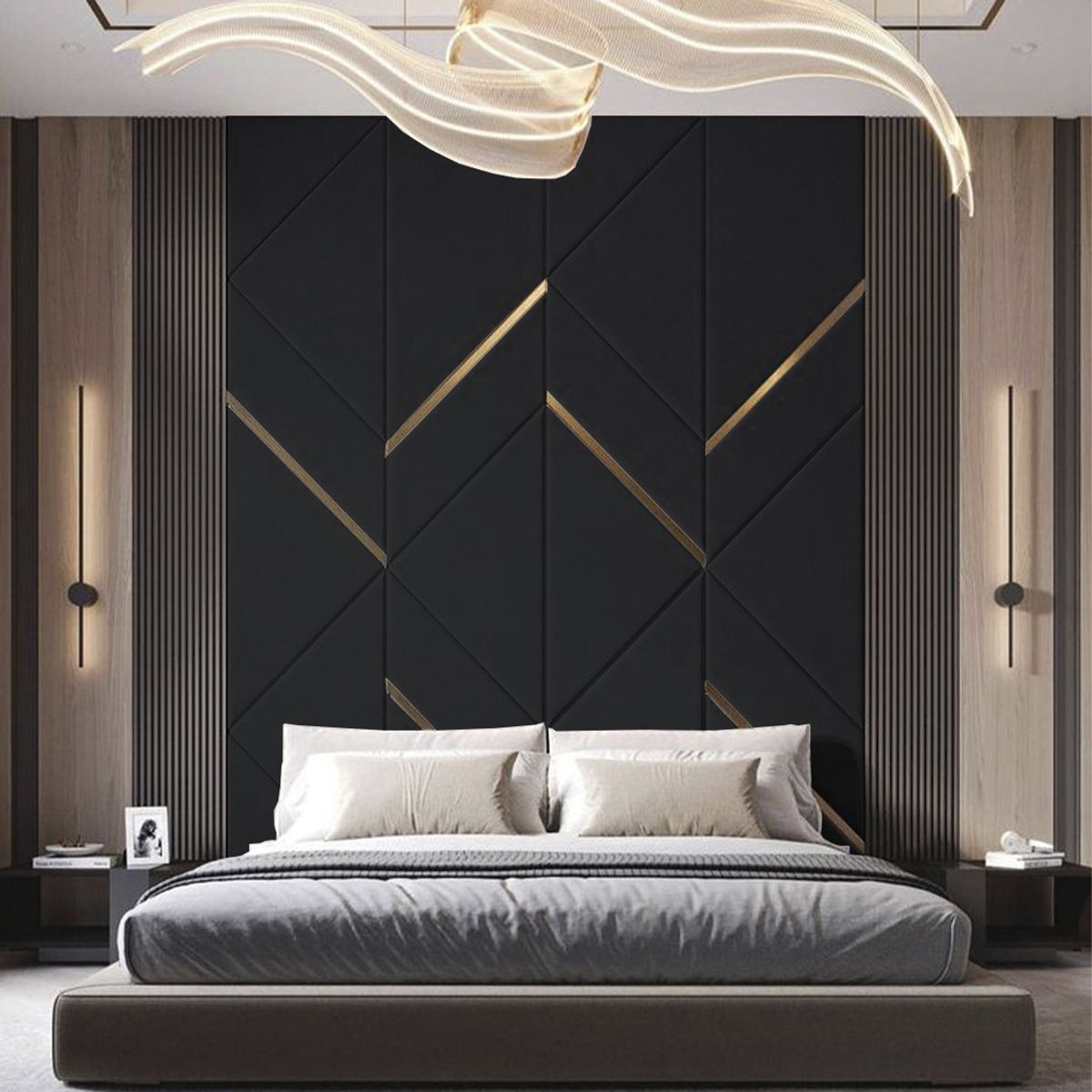 BARAKA HOME - Cabecera Vitoria Queen - Negro