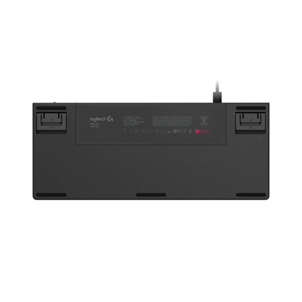 LOGITECH - Teclado Gamer Logitech G515 Tkl Wired Lightsync Rgb Black