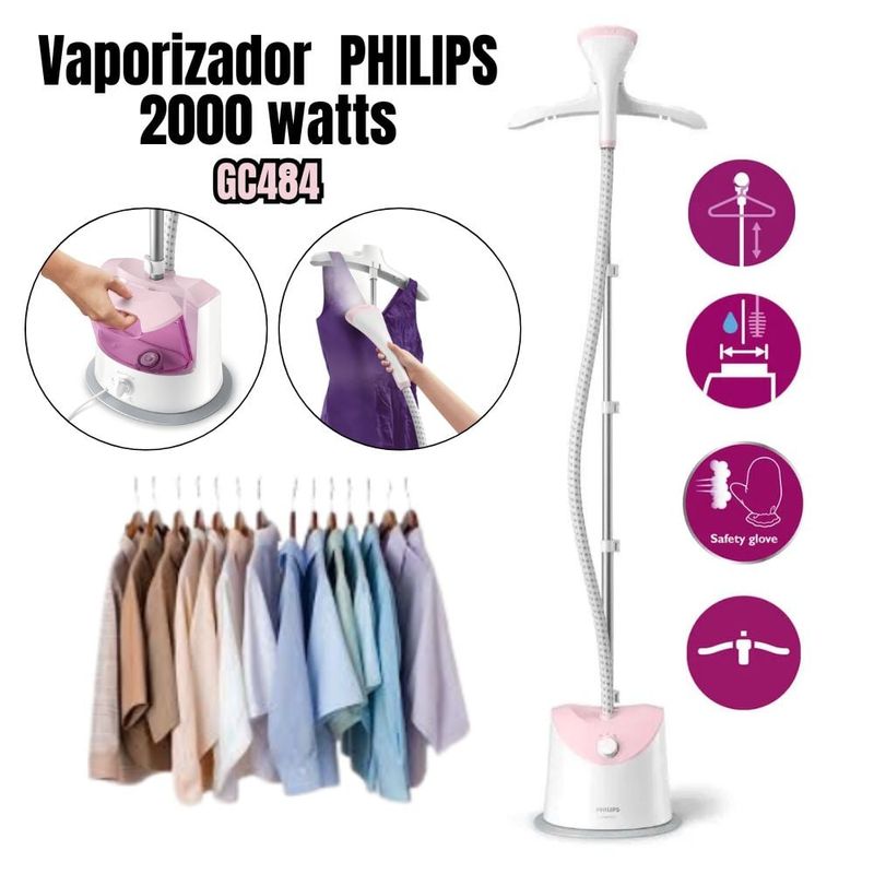 PHILIPS - Vaporizador de Prendas Vertical Philips GC484
