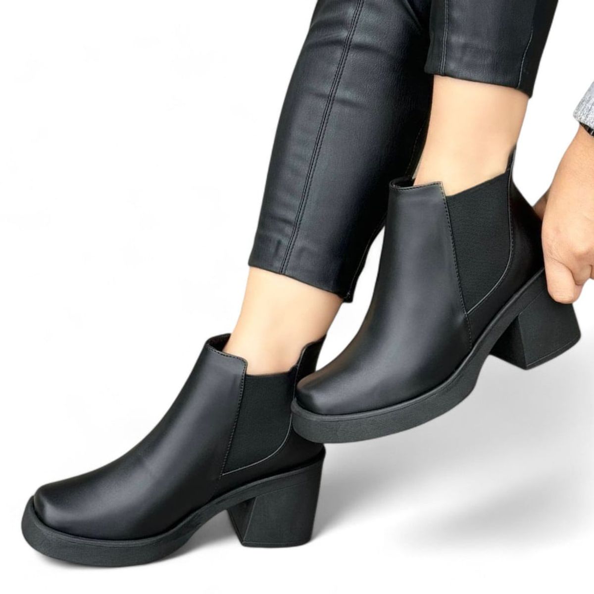 GENERICO - Botin Mujer Encanto Otoñal 1015L-65 Color Negro