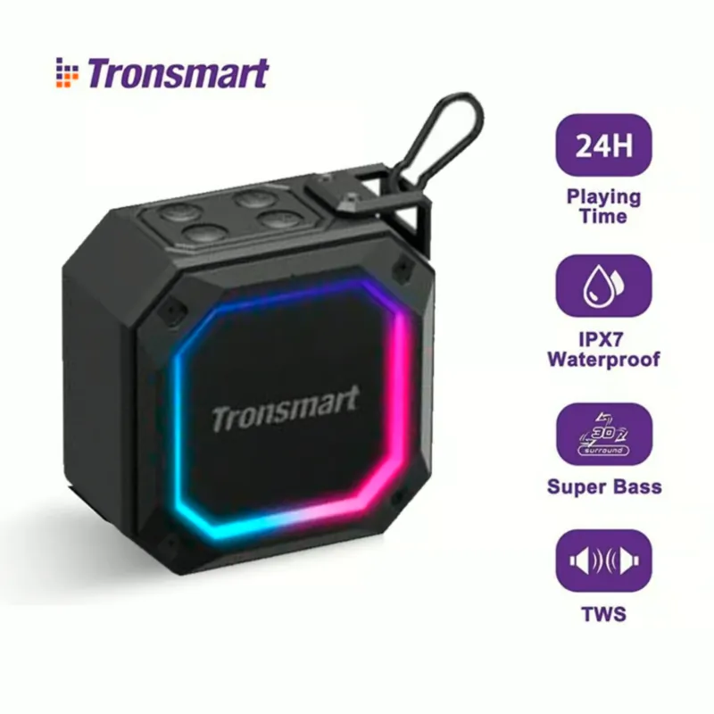TRONSMART - Tronsmart Groove 2 Parlante Bluetooth 5.3 Portatil Acuático