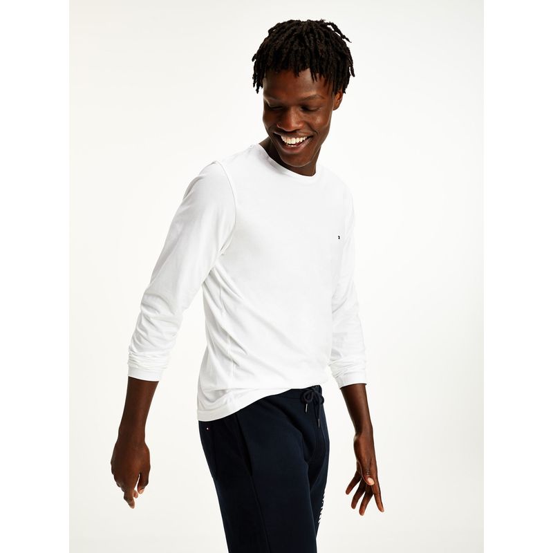 TOMMY HILFIGER - CAMISETA TOMMY LOGO LONG SLEEVE TEE TH