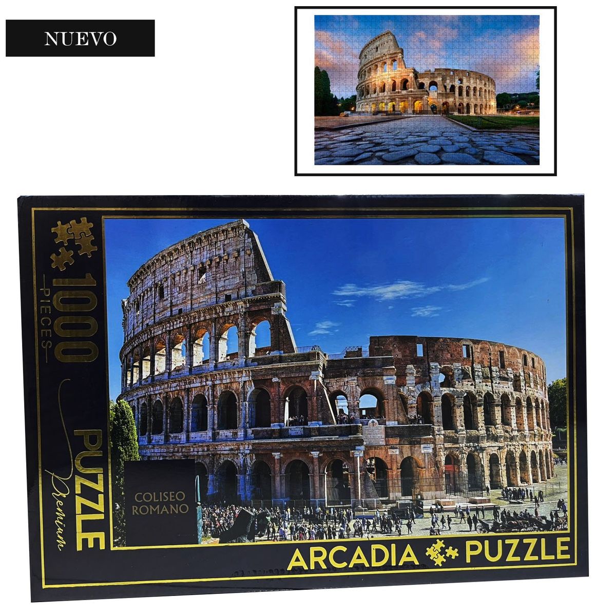 GENERICO - Rompecabezas de1000 Piezas Puzzle Coliseo Romano