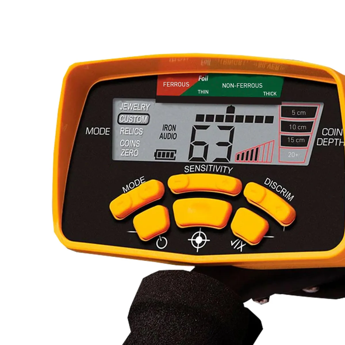 NEO DIGITAL - Detector De Metales Md6350 Alta Sensibilidad Portátil