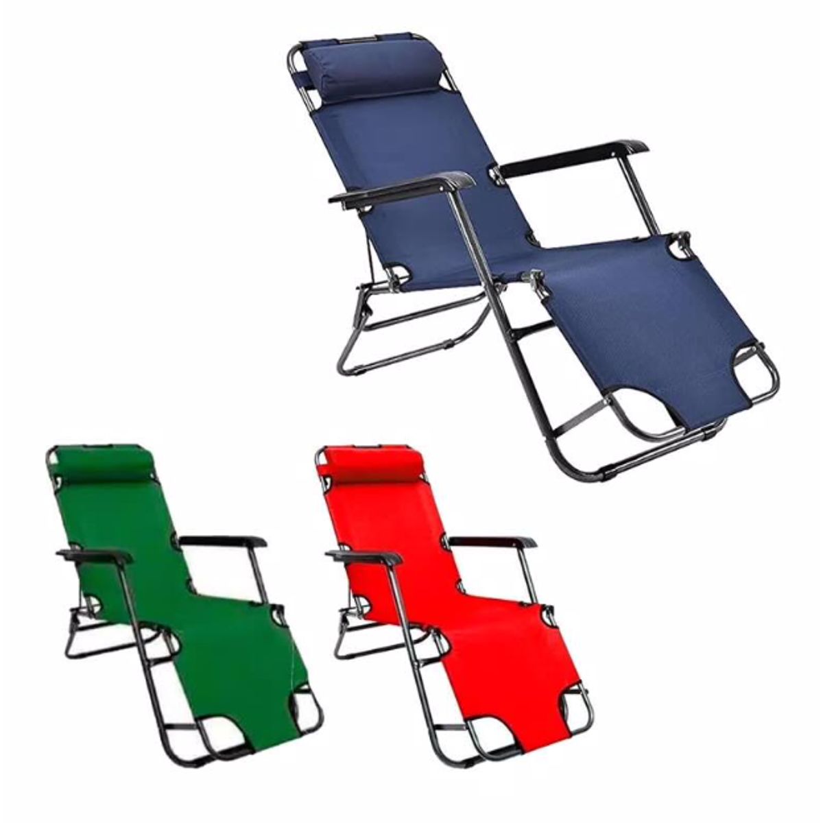 Silla Plegable Reposera Portátil Reclinable Camping, marca GENERICO - Foto Principal