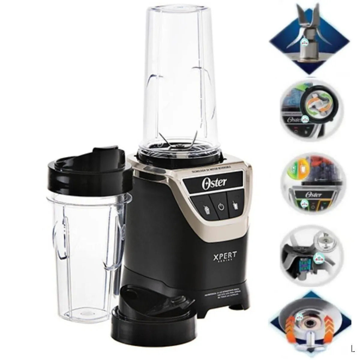 OSTER - Licuadora Oster Personal Xpert con 2 vaso Blend N Go
