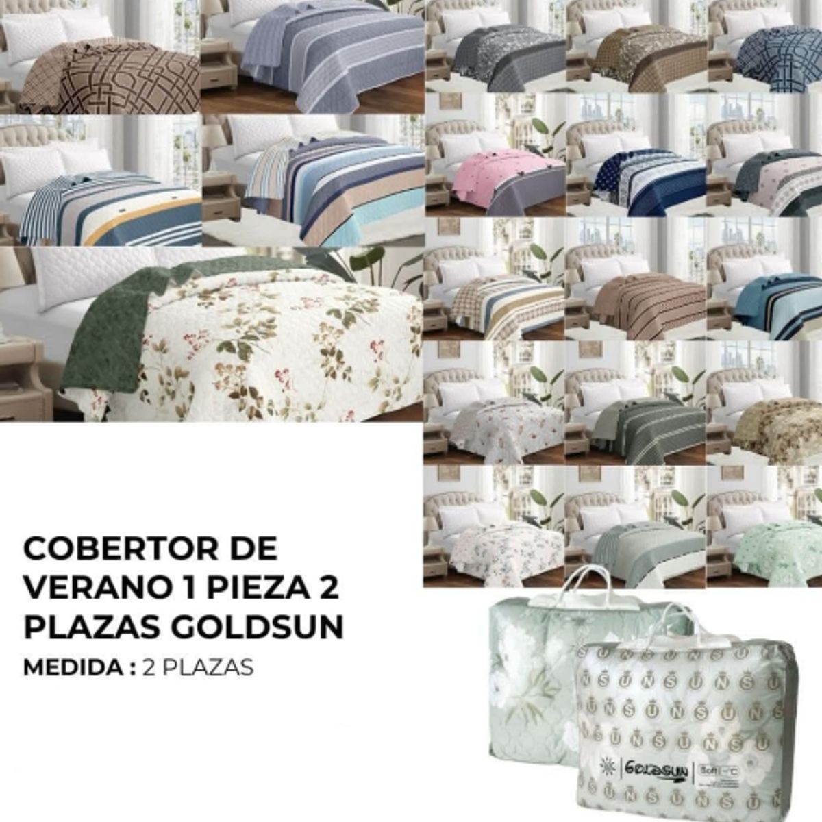 GENERICO - Cobertor de Verano - Modelo al Azar