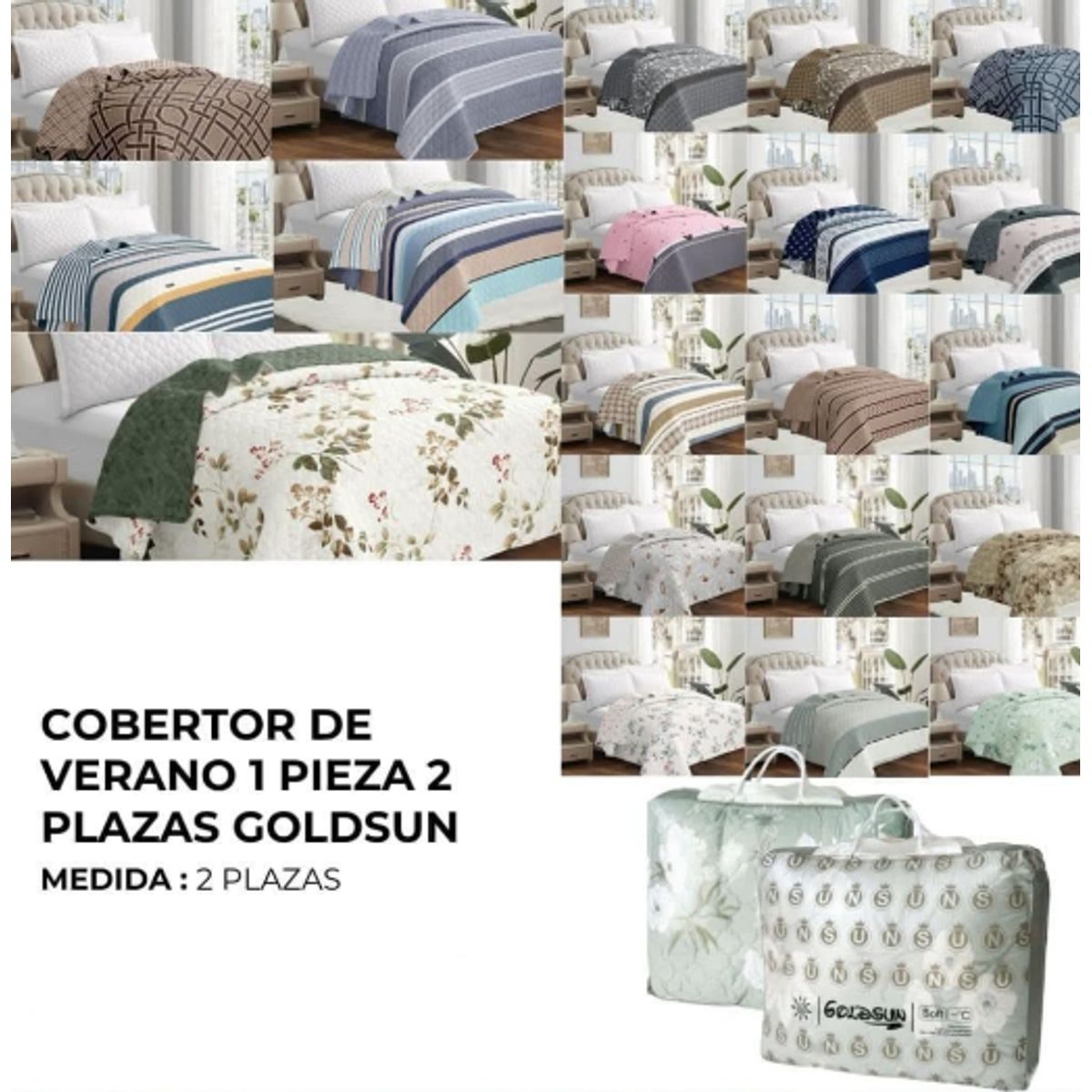 GENERICO - Cobertor de Verano - Modelo al Azar