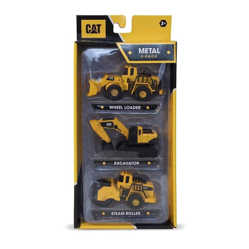 CAT - CATERPILLAR Excavadora Rodillo Y Cargador Escala Colección