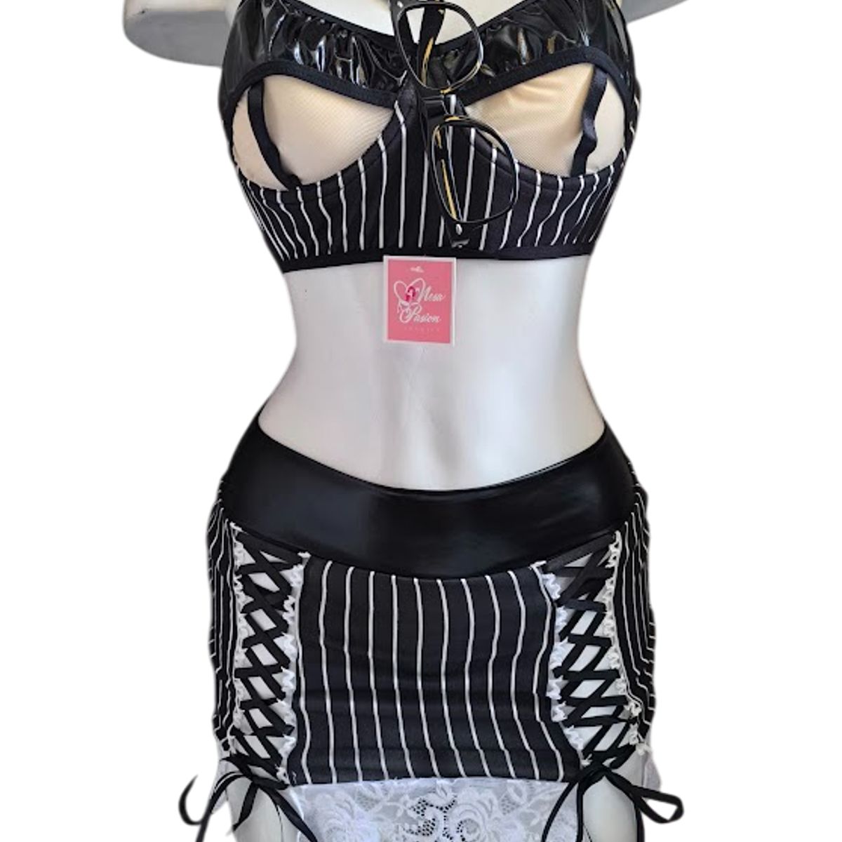 GENERICO - DISFRAZ DE SECRETARIA PROFESORA LENCERIA SEXY