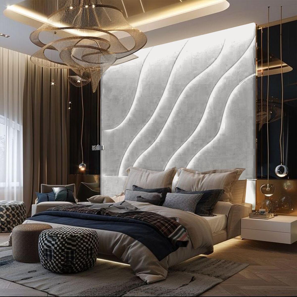 BARAKA HOME - Cabecera Kolding 1 Plz - Ivory