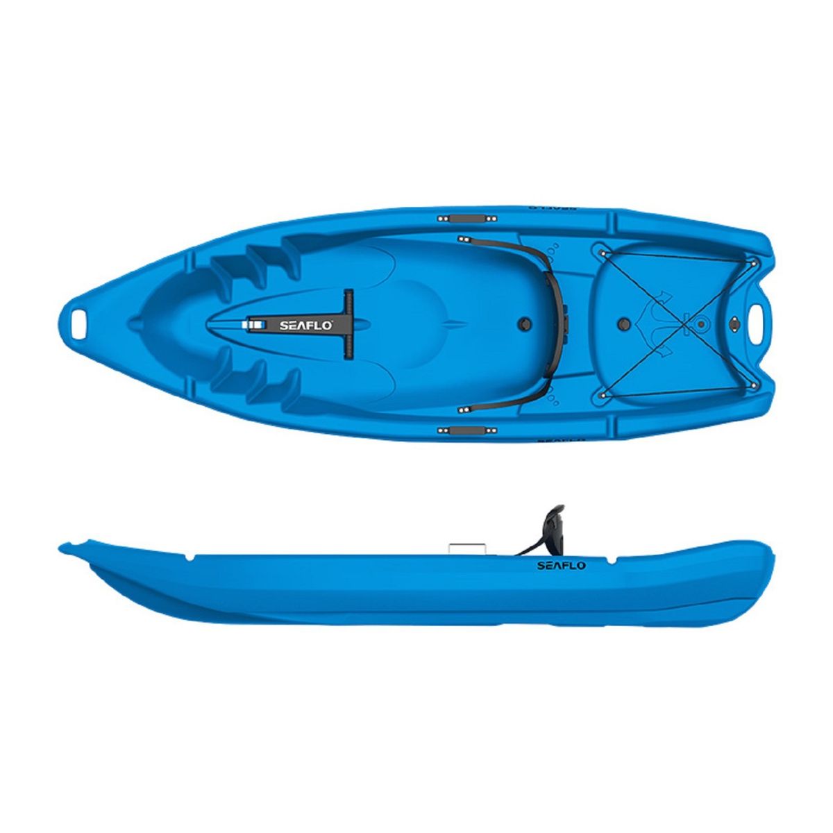 SEAFLO - Kayak 1 Persona + 1 Niño o Mascota Sit On Azul