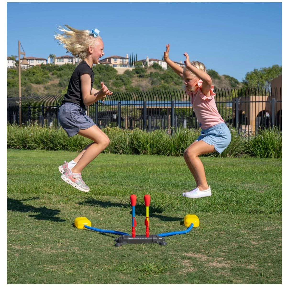 GENERICO - Stomp Rocket Lanzacohetes de duelo original para niños