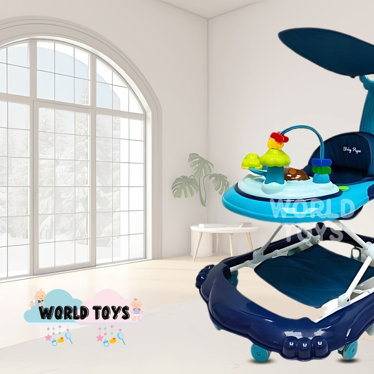 CONFORT - Andador Musical «SEELE» con Bluetooth Blue