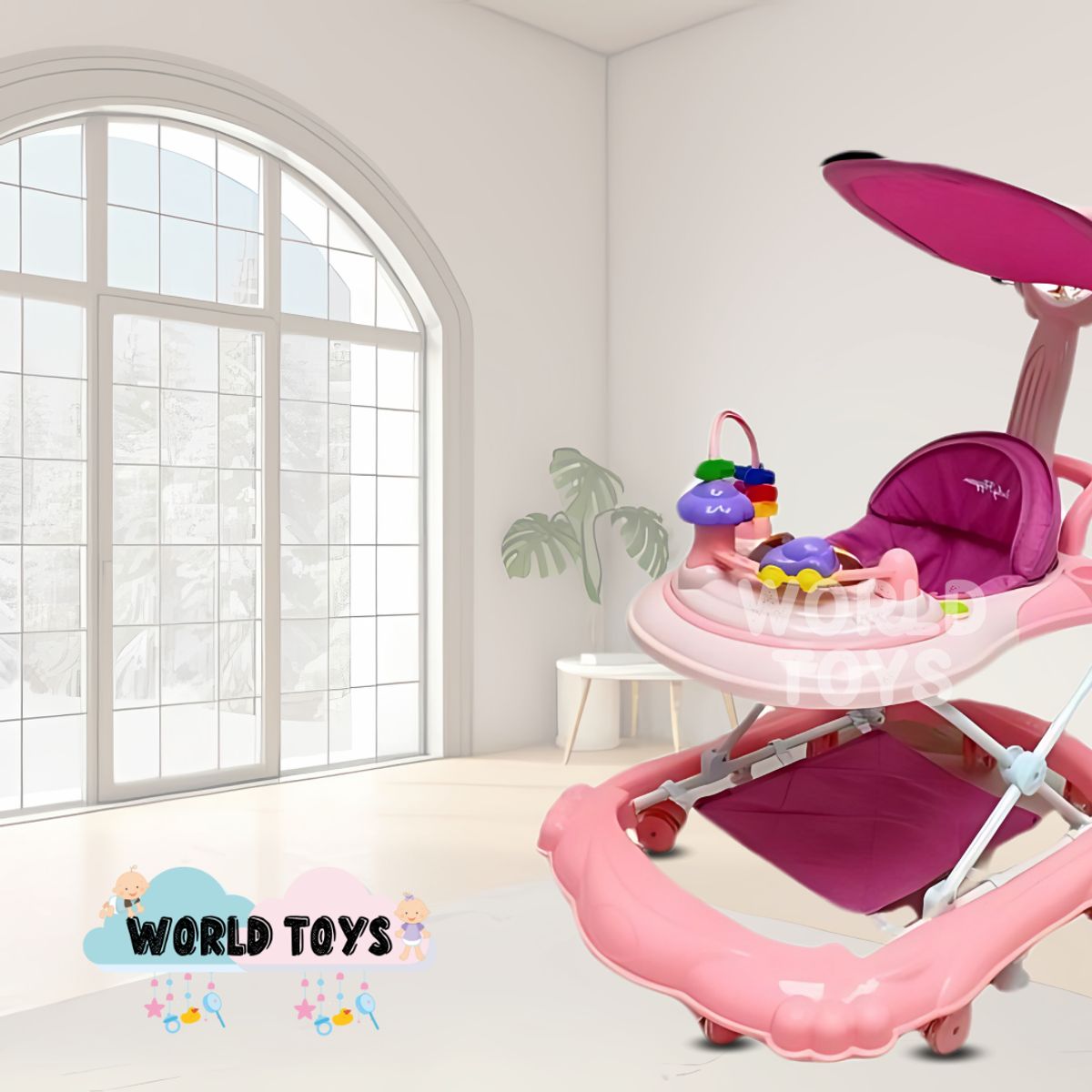 CONFORT - Andador Musical «SEELE» con Pink