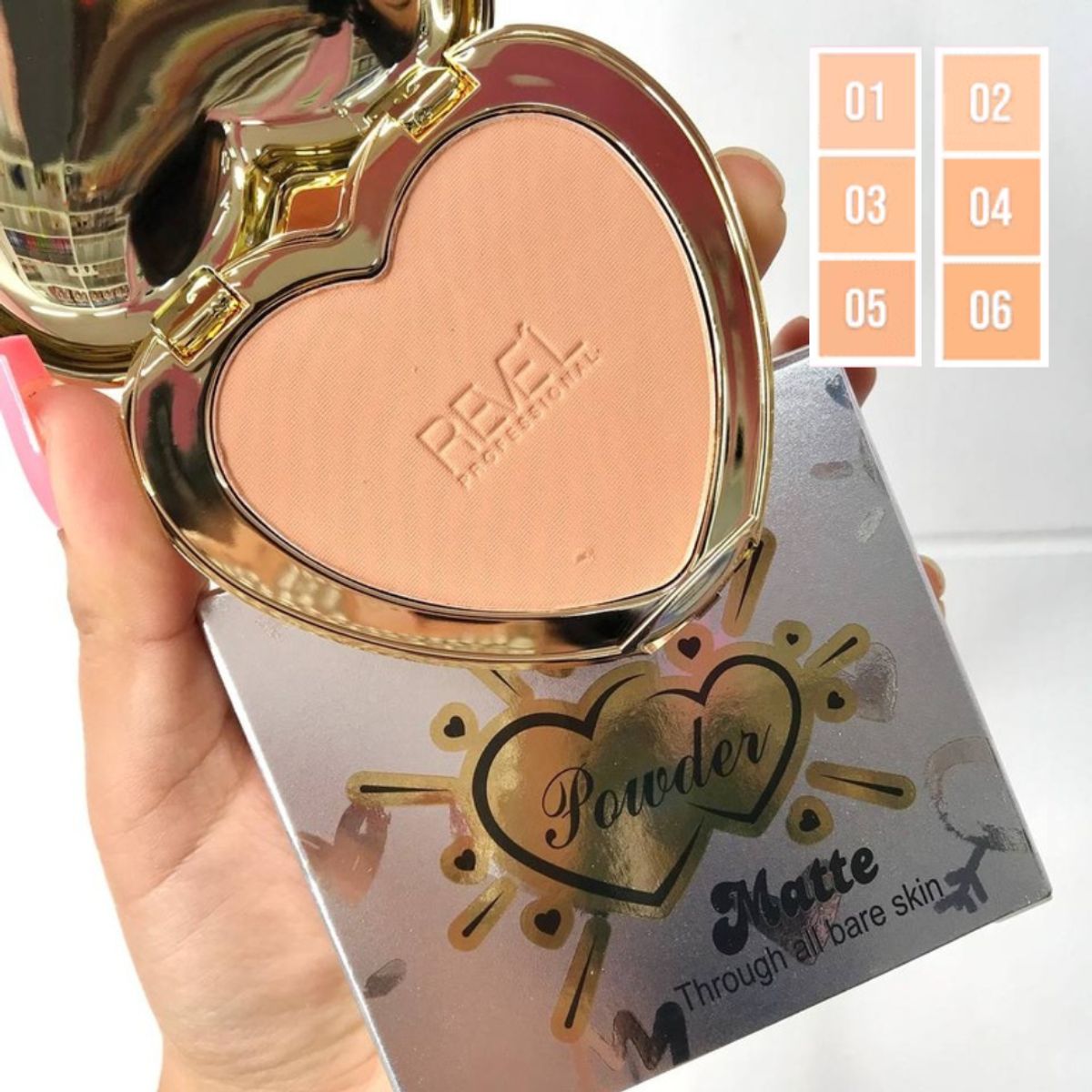 REVEL - Polvo Compacto Matte Through All Bare Skin Revel - TONO 5
