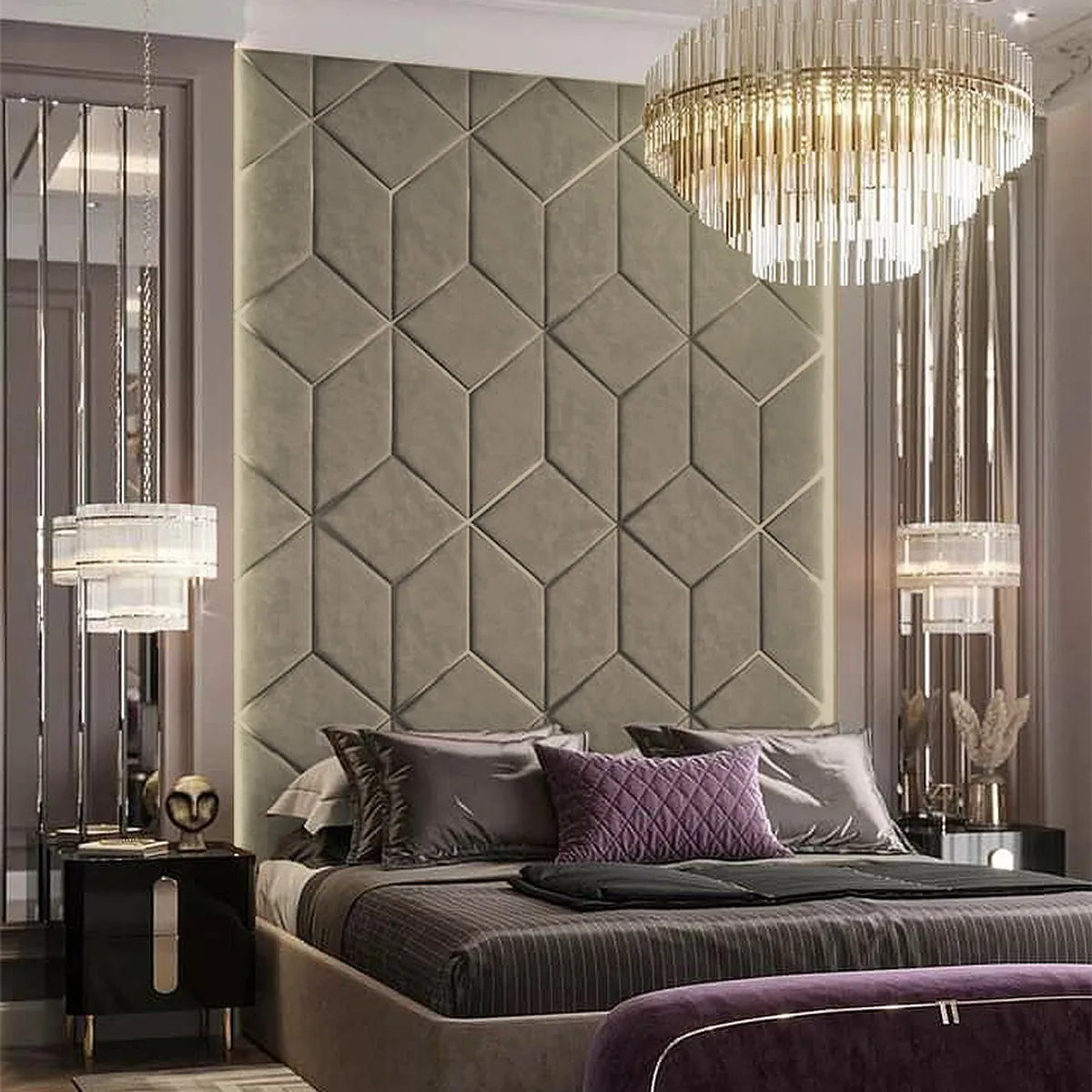 BARAKA HOME - Cabecera Fredericia Queen - Beige Claro