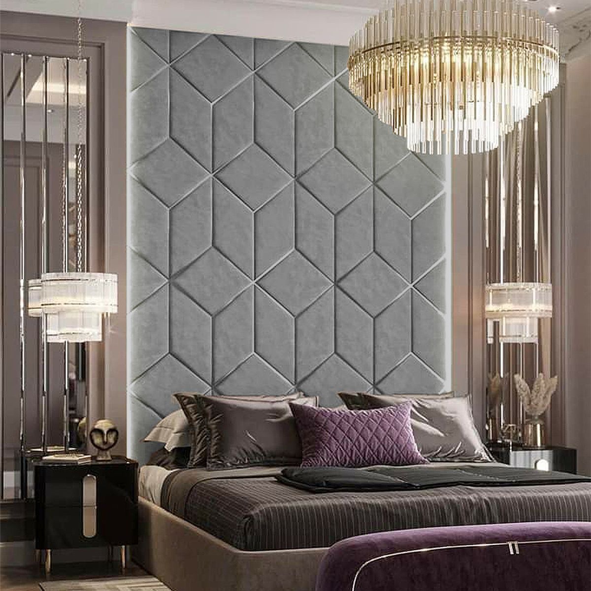 BARAKA HOME - Cabecera Fredericia 2 Plz - Gris Claro