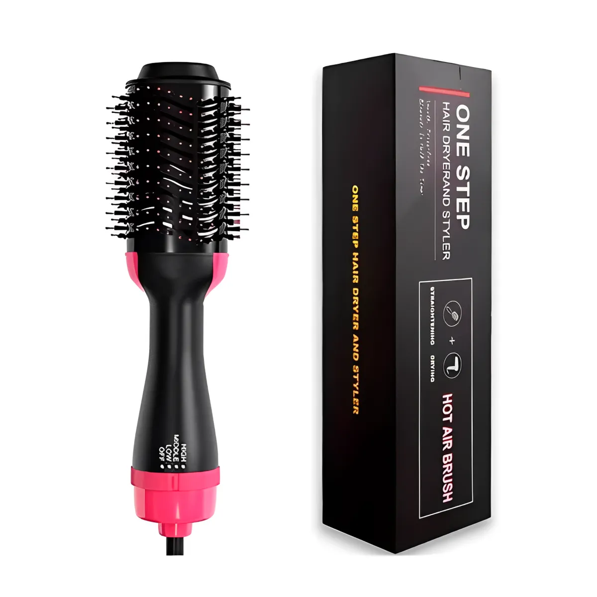 GENERICO - CEPILLO ONE STEP 1200W  PLANCHA Y SECADO RAPIDO