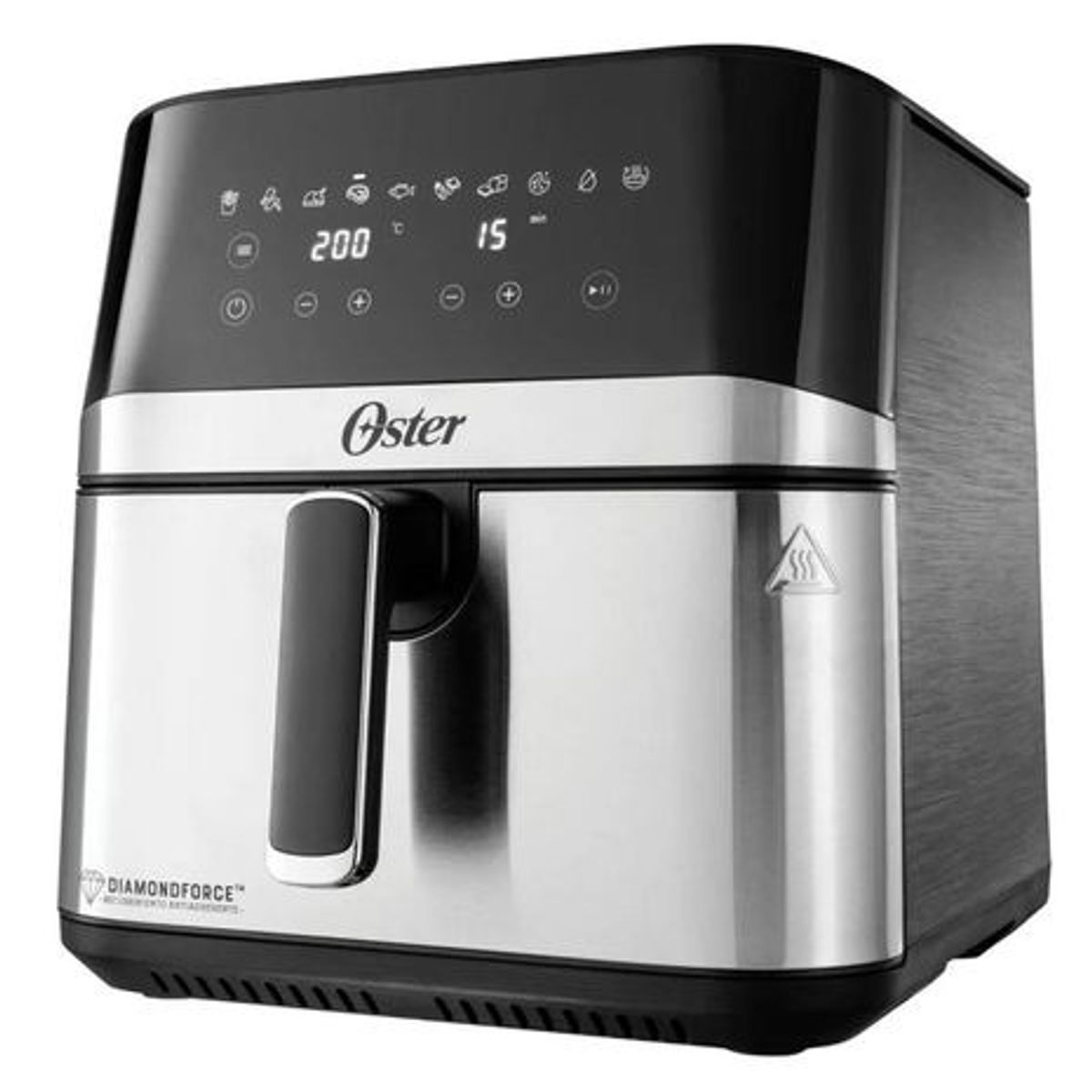 OSTER - Freidora de Aire de 7.5 Lt. Digital Oster 10 programas - CKSTAF75DSSDF