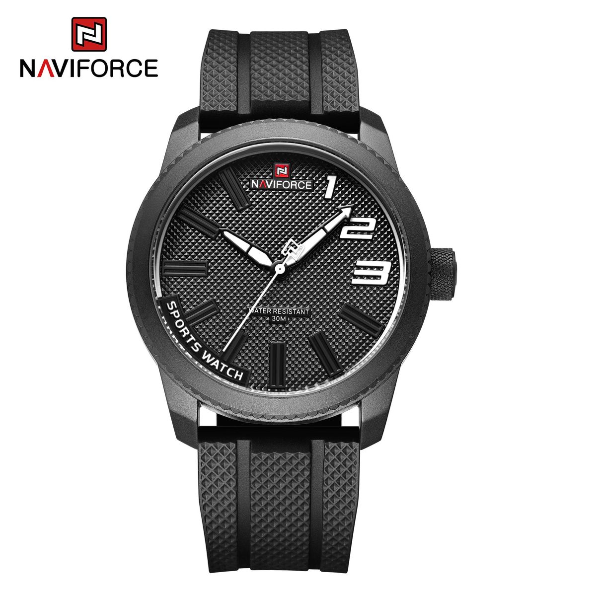 NAVIFORCE - Reloj Naviforce 9202T Correa Negra de silicona