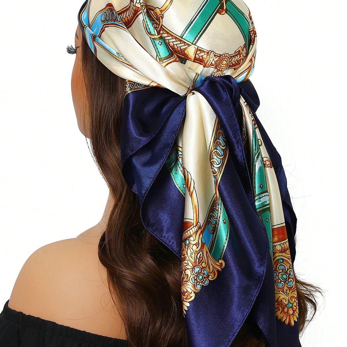 KAST PE - Pañoleta Bandana Pañuelo Roxana de 90x90cm