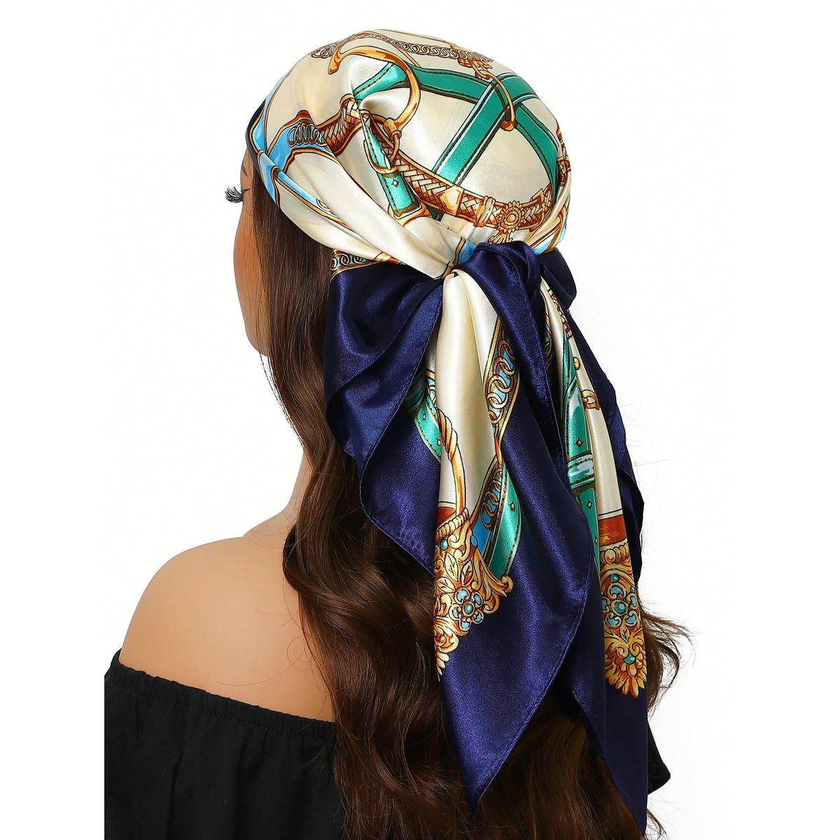 KAST PE - Pañoleta Bandana Pañuelo Roxana de 90x90cm