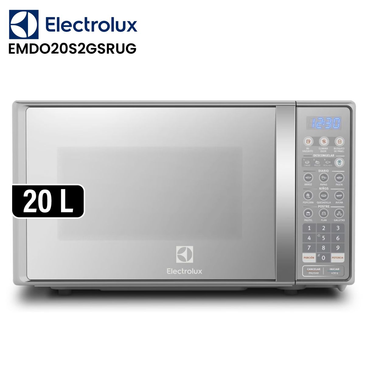 ELECTROLUX - Horno microondas 20LT Electrolux EMDO20S2GSRUG