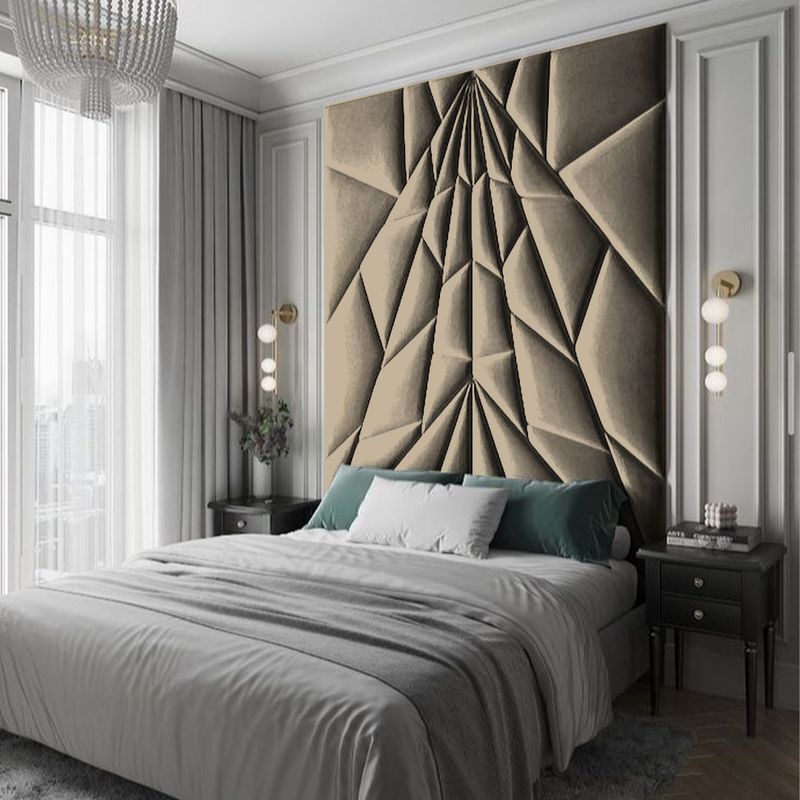 BARAKA HOME - Cabecera Randers Queen - Beige Claro