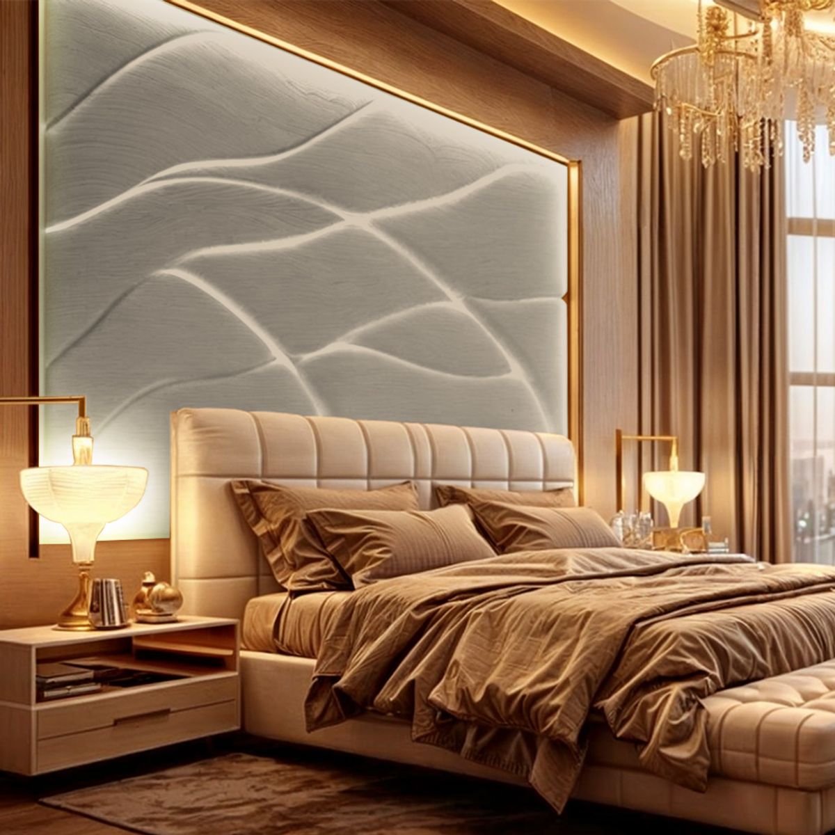 BARAKA HOME - Cabecera Melilla Queen - Ivory