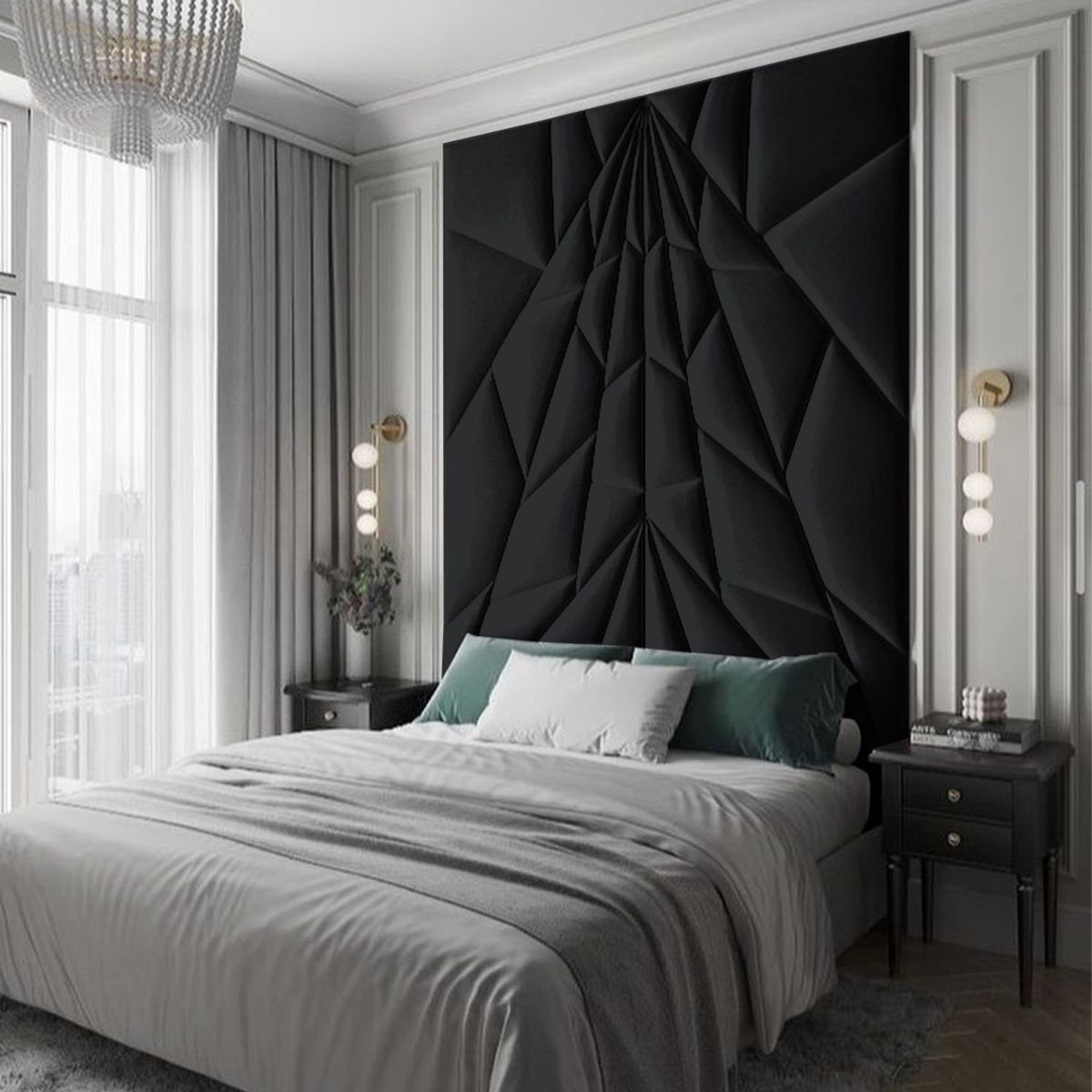 BARAKA HOME - Cabecera Randers King - Negro