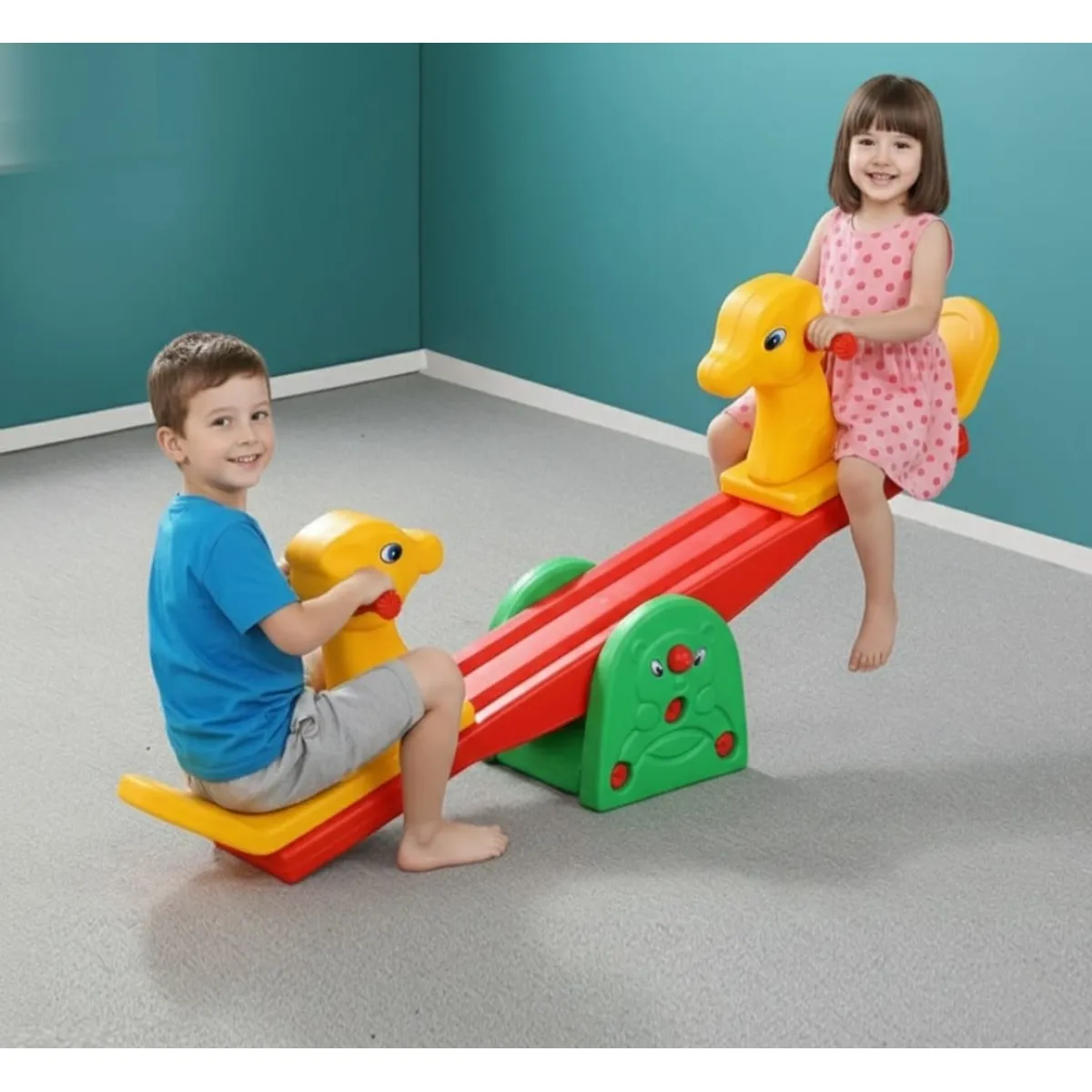 GENERICO - Sube y Baja Para niños Juguemos Juntos Caballitos