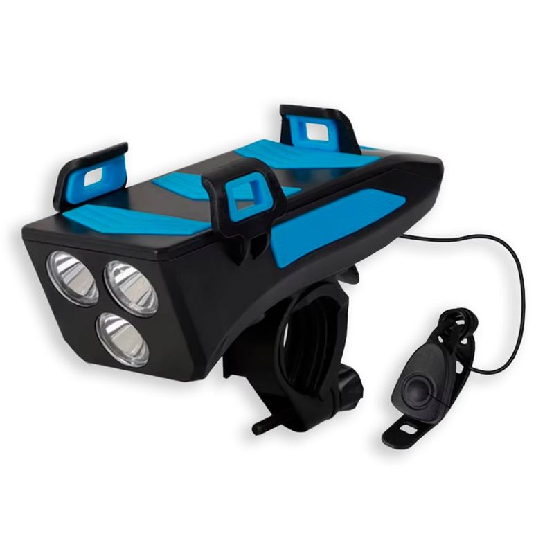 GENERICO - Luz - Timbre - Soporte - Batería portátil para Bicicleta