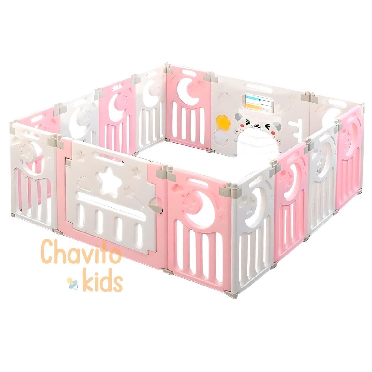 GENERICO - CORRAL CERCO PLEGABLE LUNITA ROSADO