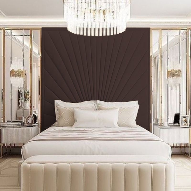 BARAKA HOME - Cabecera Herning 2 Plz - Chocolate
