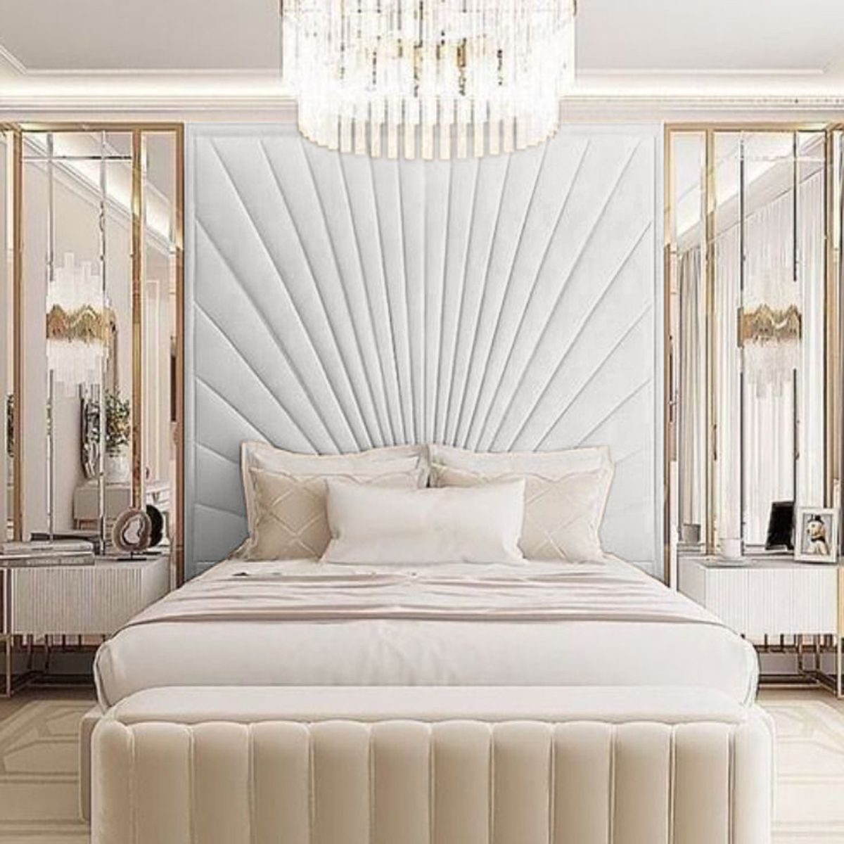 BARAKA HOME - Cabecera Herning King - Ivory