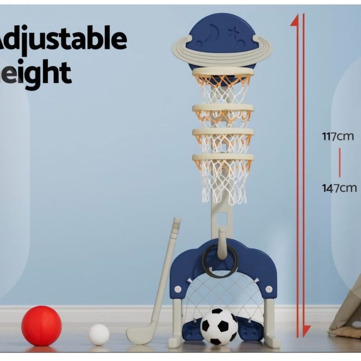 GENERICO - Tablero Aro Basket para Niños Arco y Golf 2026