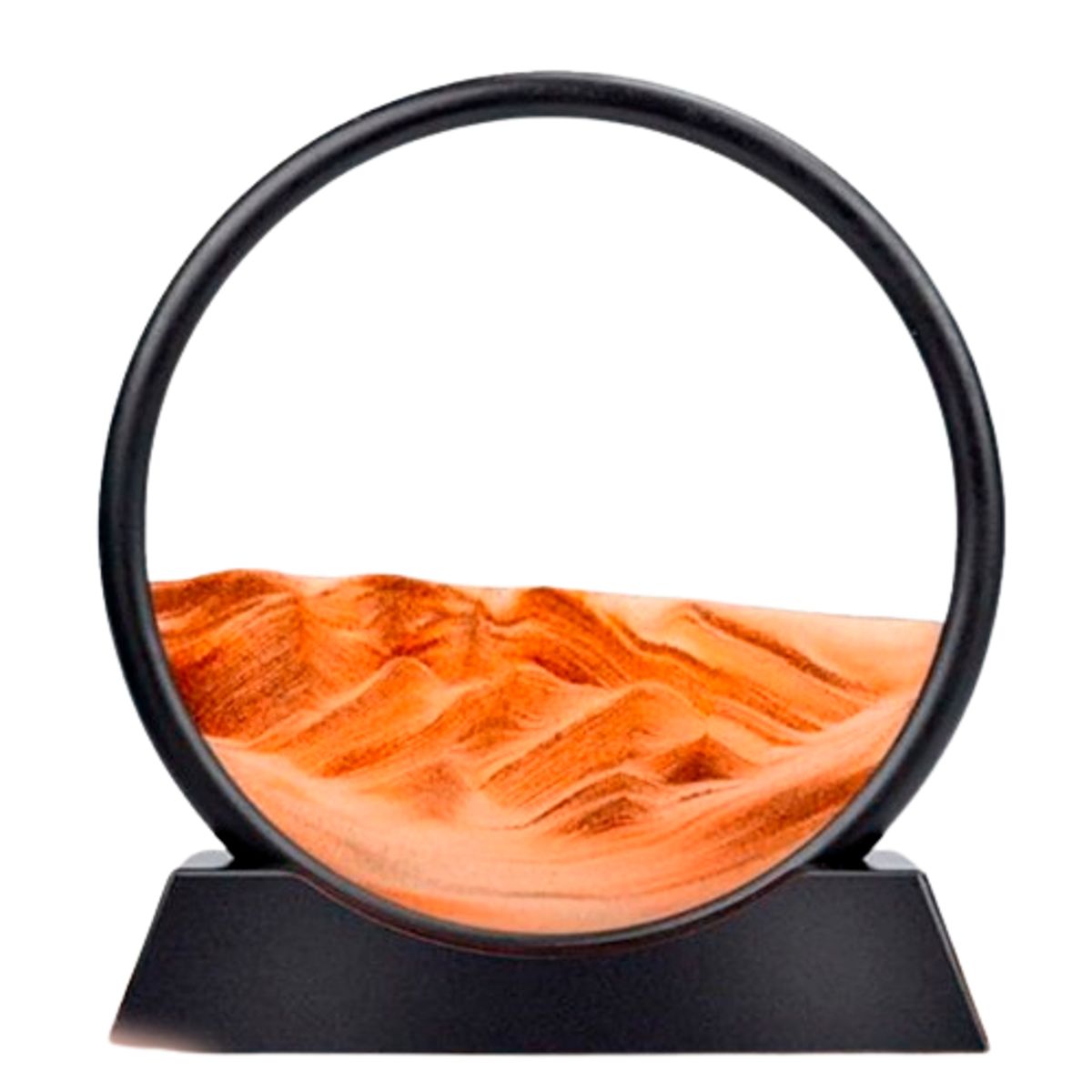 GENERICO - RELOJ DE ARENA DISEÑO DE MAR  naranja