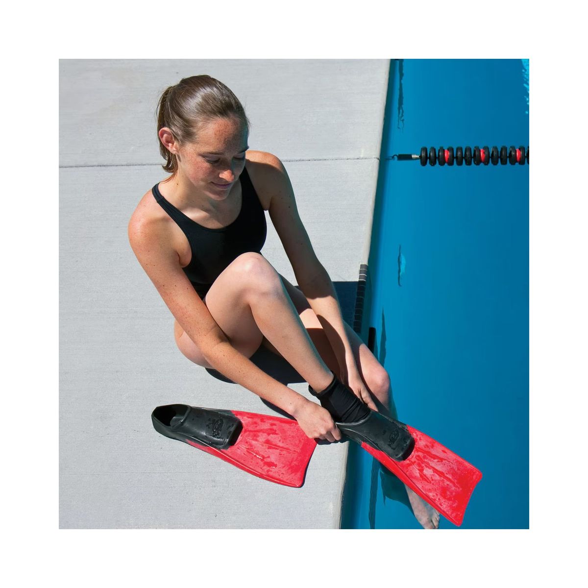 FINIS - Medias Deportivas Negro Finis Talla L