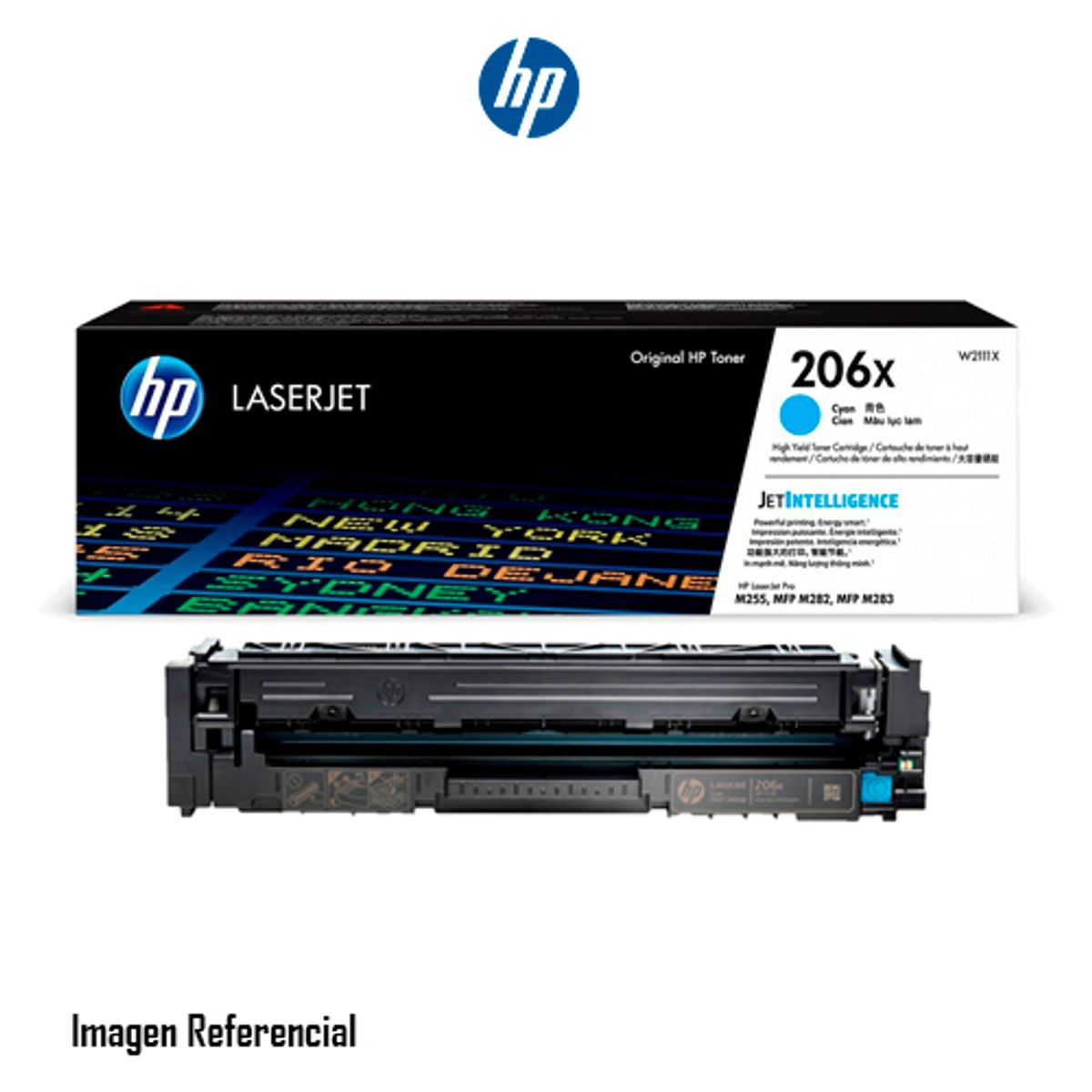HP - TONER HP 206X CIAN 2450 PAGINAS LJ M255 M282 PN W2111X
