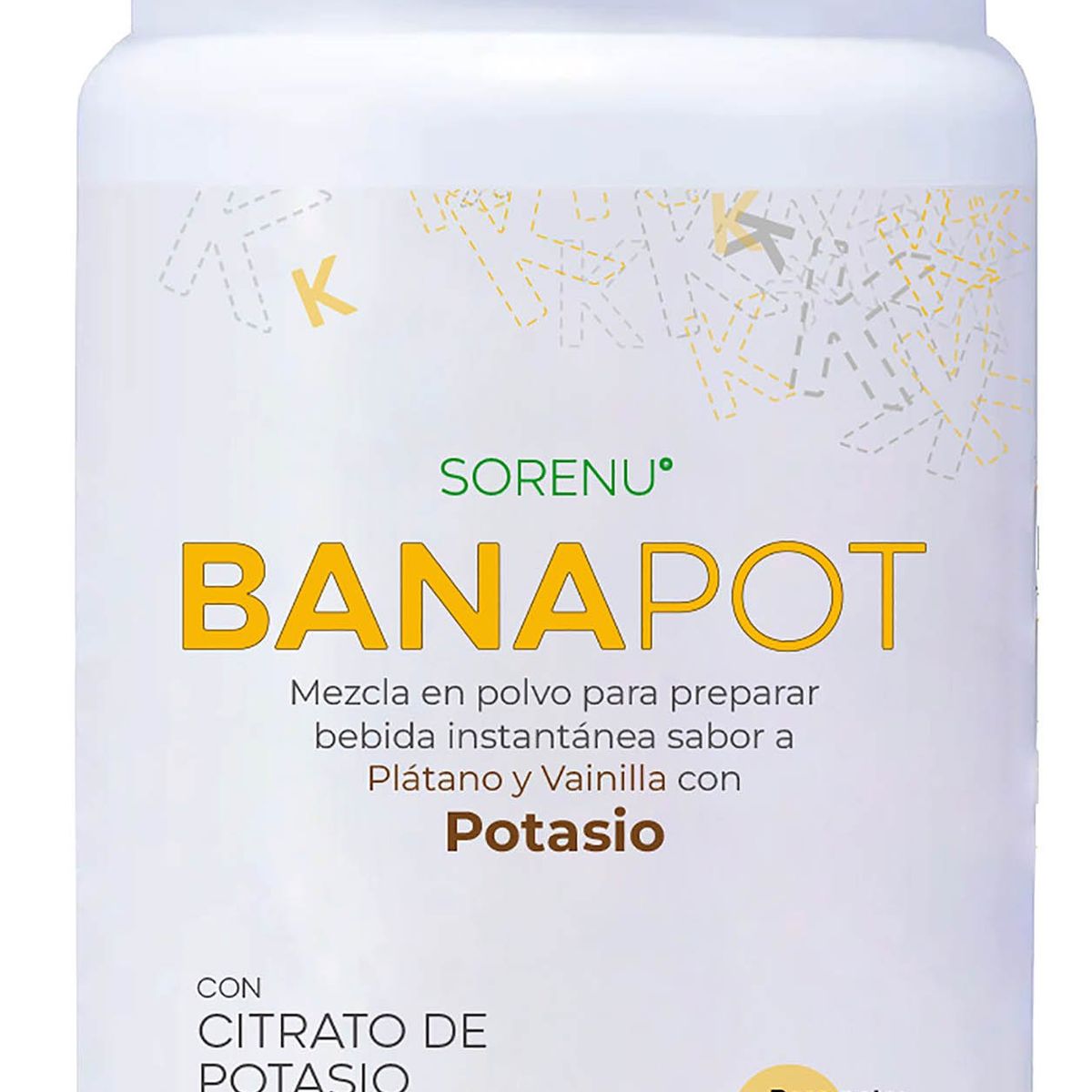 SORENU - SUPLEMENTO BANAPOT CON CITRATO DE POTASIO 500GR