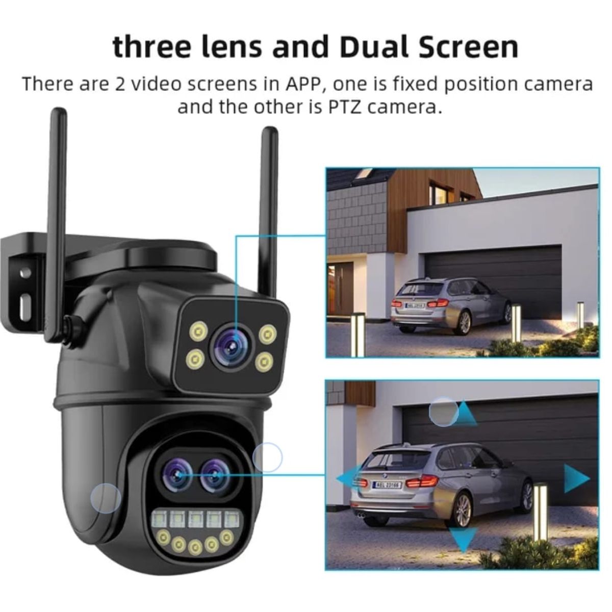 OEM - Camara de Seguridad Doble Lente con Zoom Optico 5k