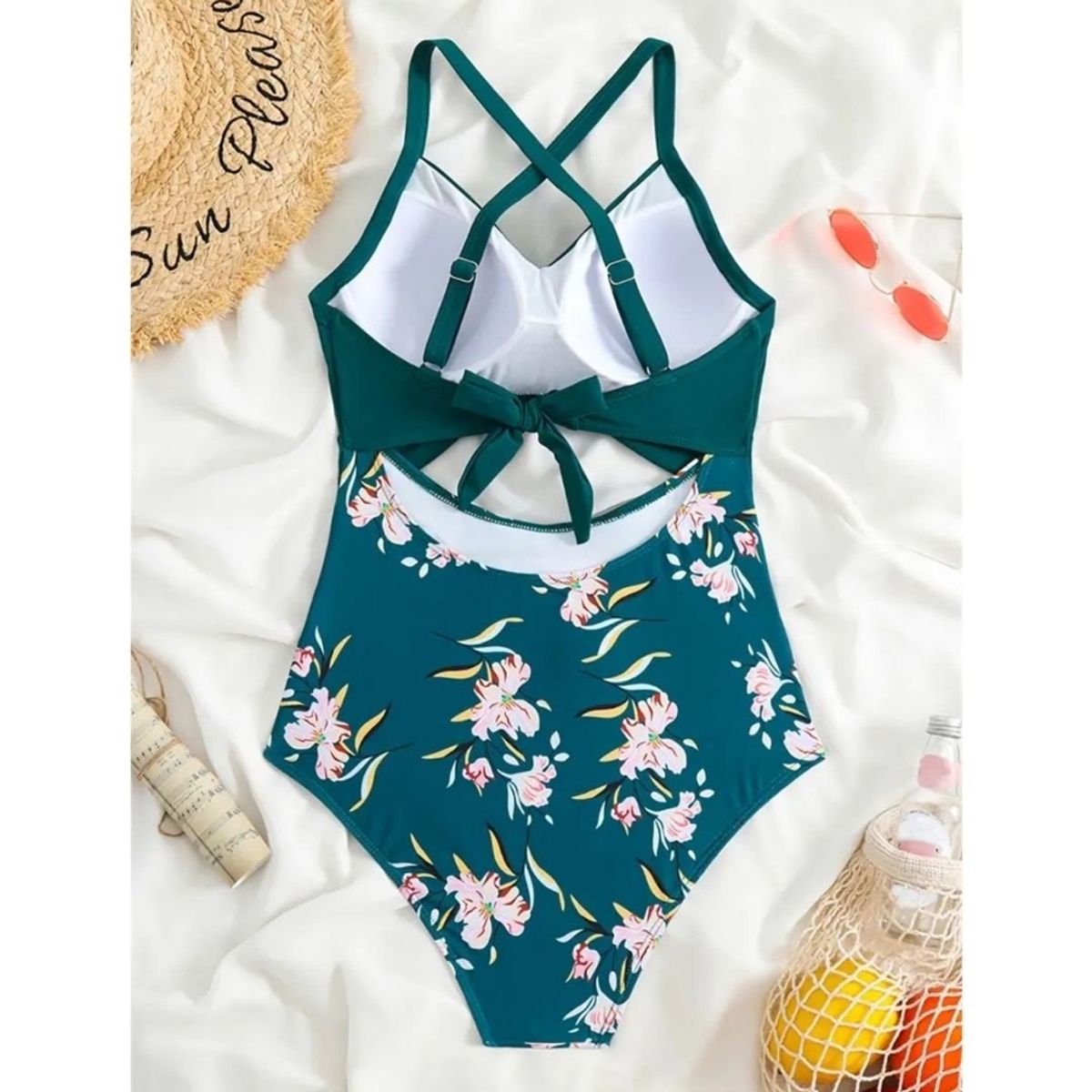 GENERICO - TRAJE DE BAÑO CON COPA Y FORRO INTERNO