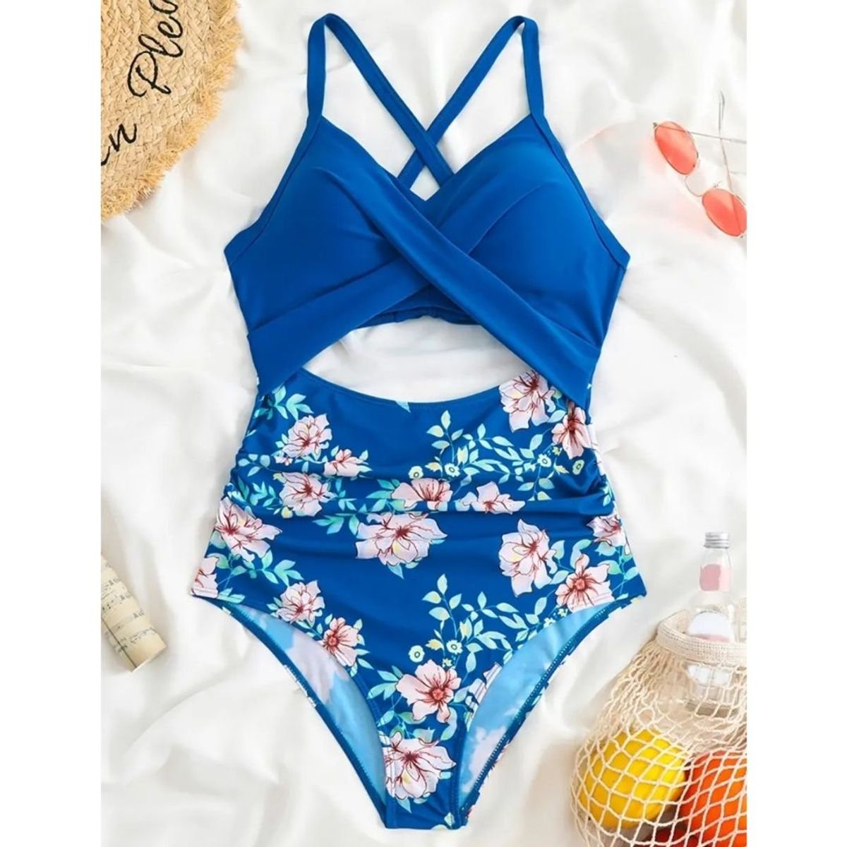 GENERICO - TRAJE DE BAÑO CON COPA Y FORRO INTERNO