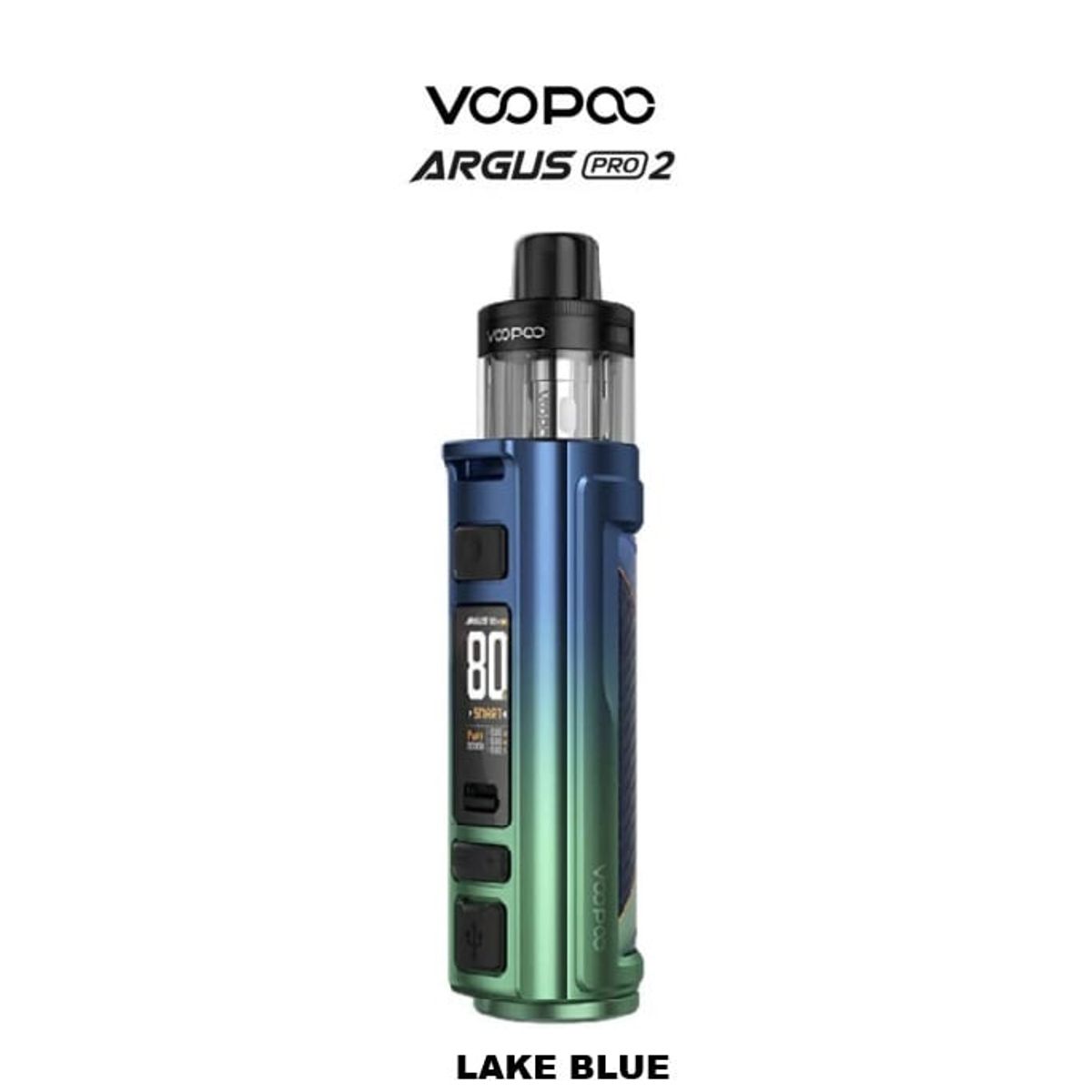 VOOPOO - VOOPOO Argus Pro 2, Kit de 80W, 3000 mah, 5ml - LAKE BLUE