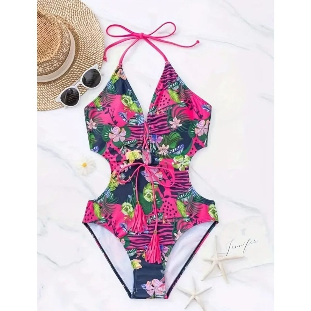 GENERICO - TRAJE DE BAÑO CON COPA Y FORRO INTERNO