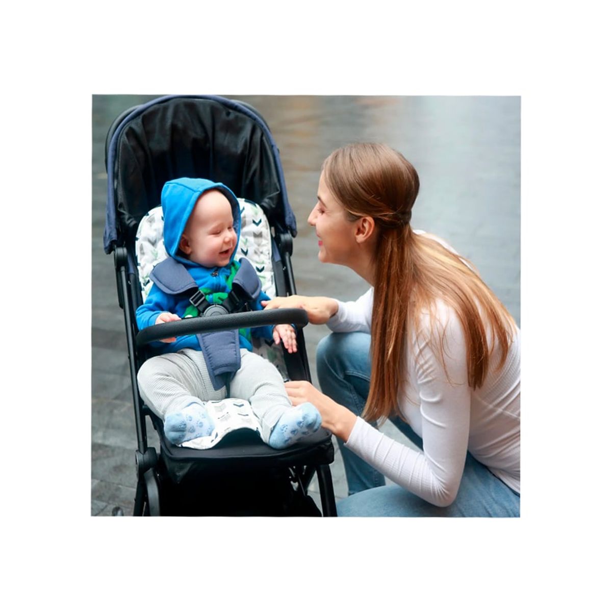 GENERICO - Protector de Coche para Bebé con Cobertor para Lluvia