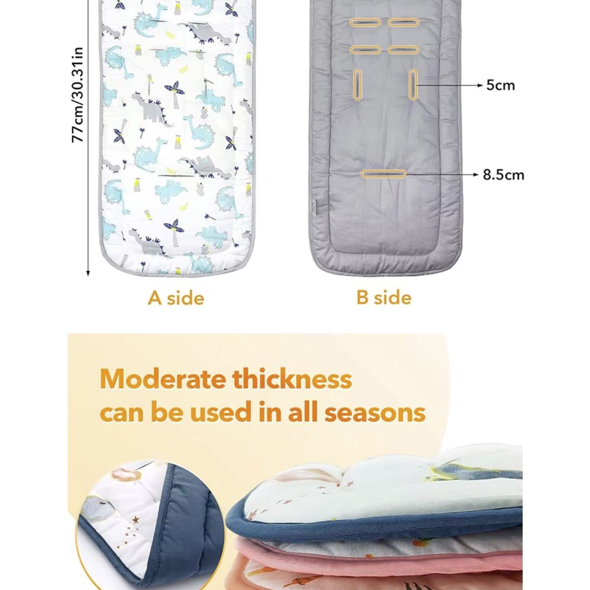 GENERICO - Protector de Coche para Bebé con Cobertor para Lluvia