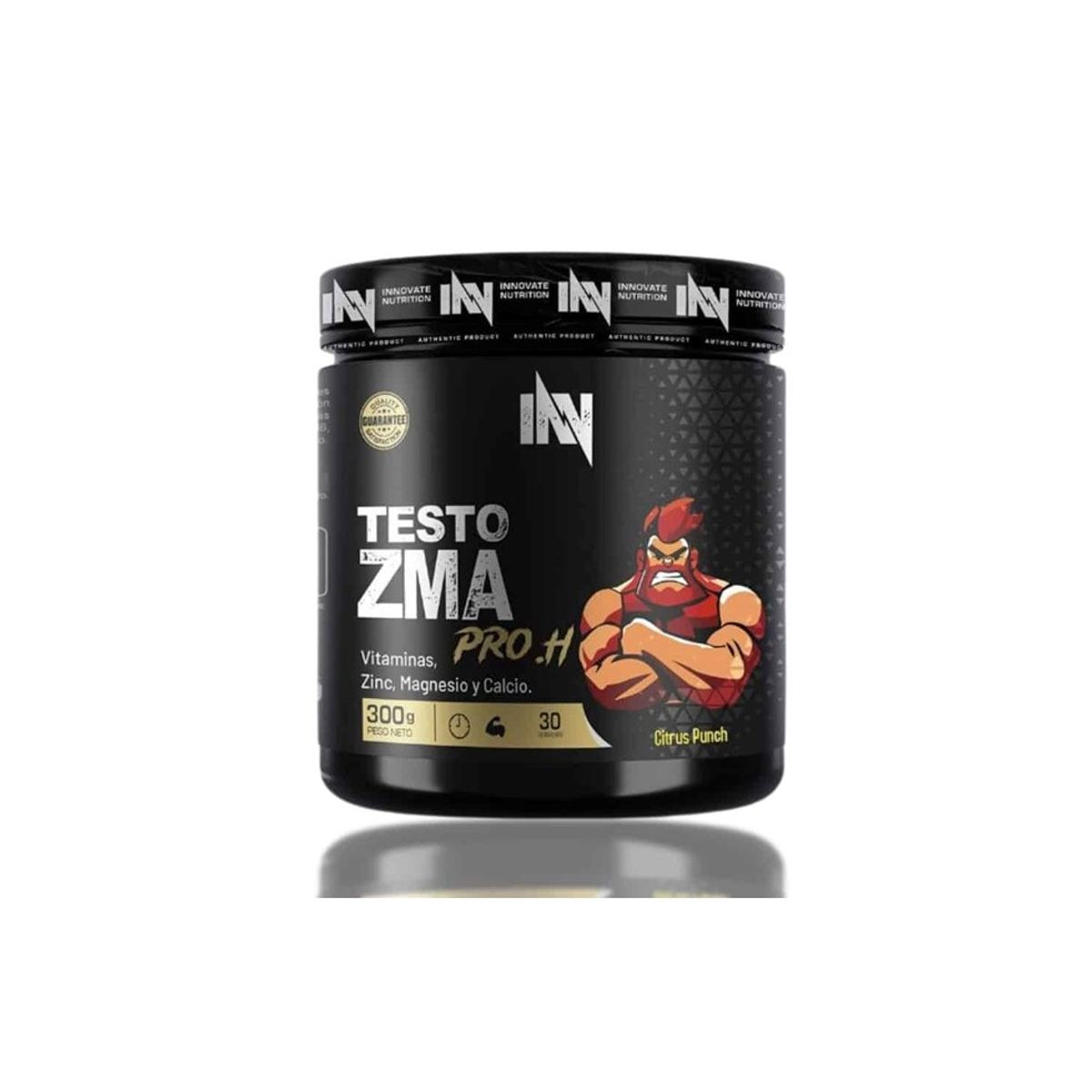 INN INNOVATE NUTRITION - Testo ZMA PRO.H 30 Servicios CITRUS PUNCH - Tienda Física